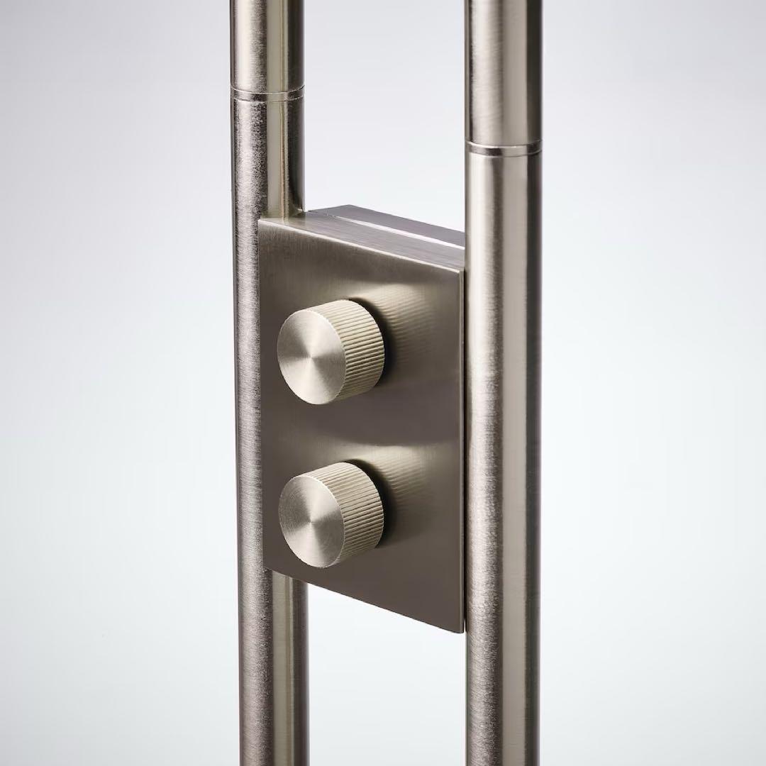 新品＊未開封 イケア イスヤクト フロアアップライト 読書ランプ ニッケルメッキ