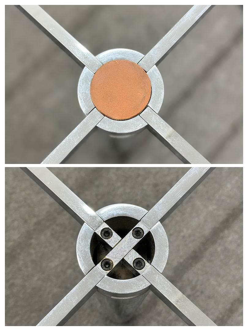 希少70'sヴィンテージ■Knoll■アンドレ・スカルパ　ガラステーブル　モダン