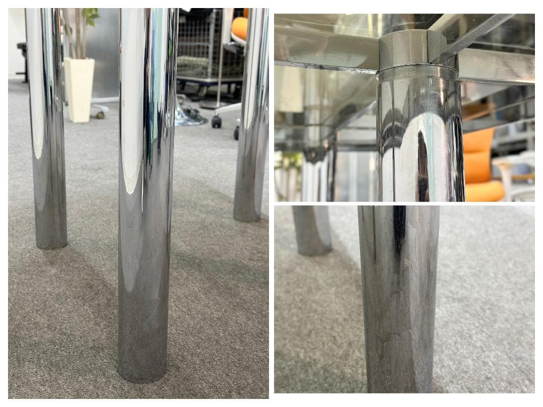 希少70'sヴィンテージ■Knoll■アンドレ・スカルパ　ガラステーブル　モダン