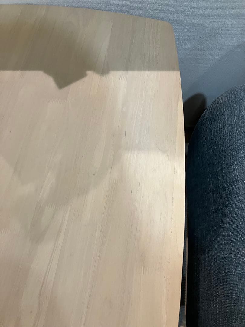 ライトウッドダイニングテーブルと椅子2脚セット