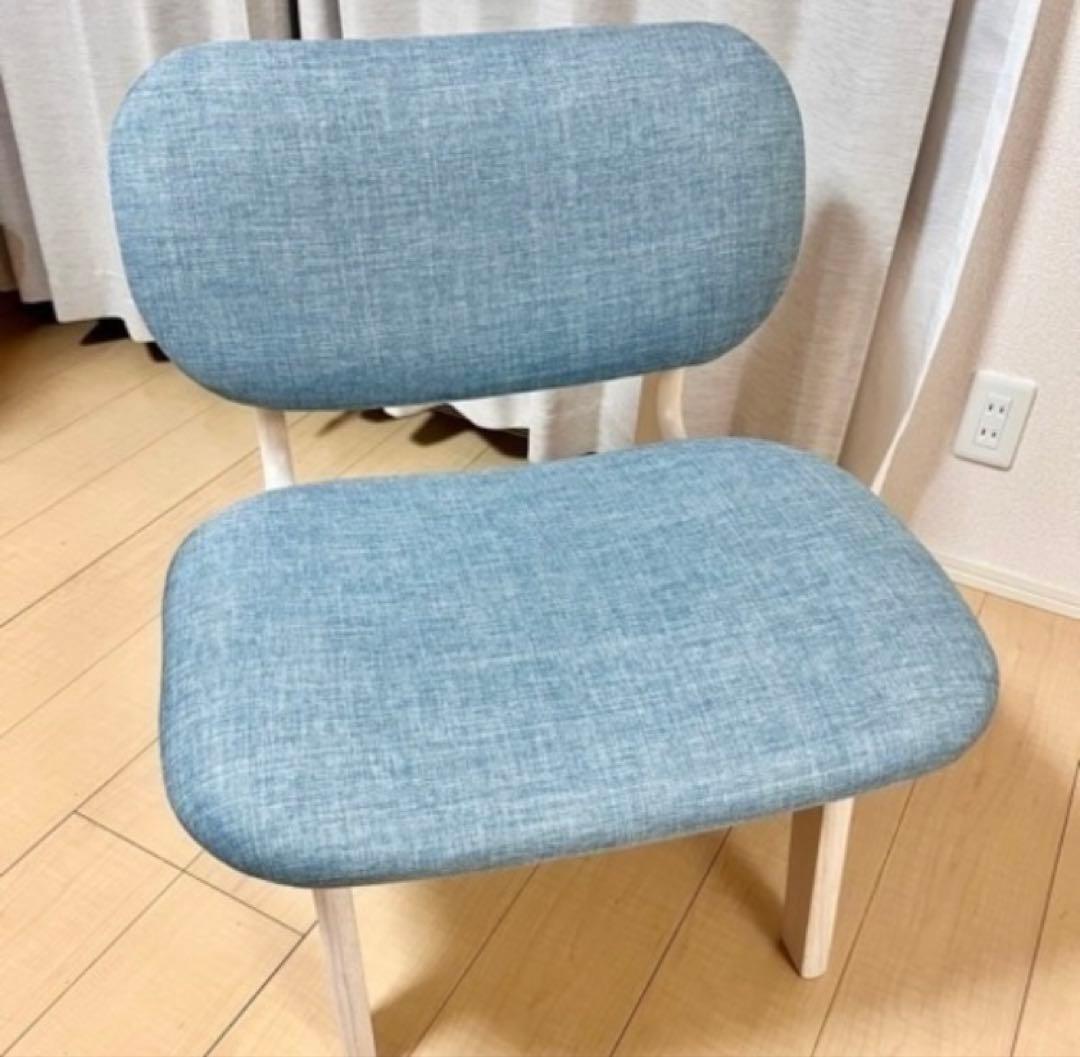 ライトウッドダイニングテーブルと椅子2脚セット