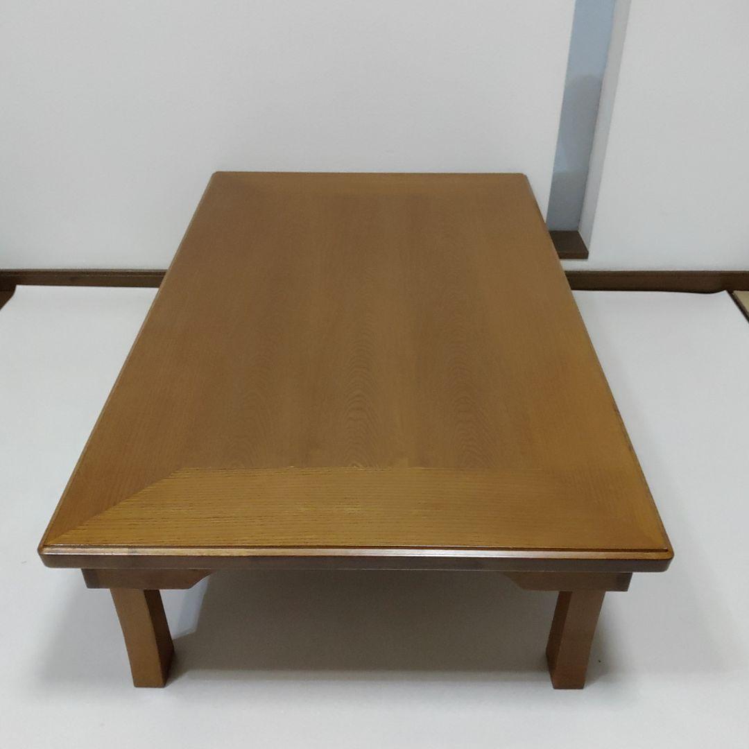 座卓　ちゃぶ台　折り畳み　天板 1200×750mm　大きいサイズ　折りたたみ