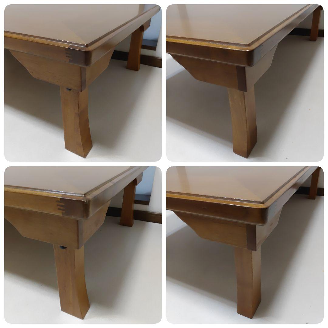 座卓　ちゃぶ台　折り畳み　天板 1200×750mm　大きいサイズ　折りたたみ