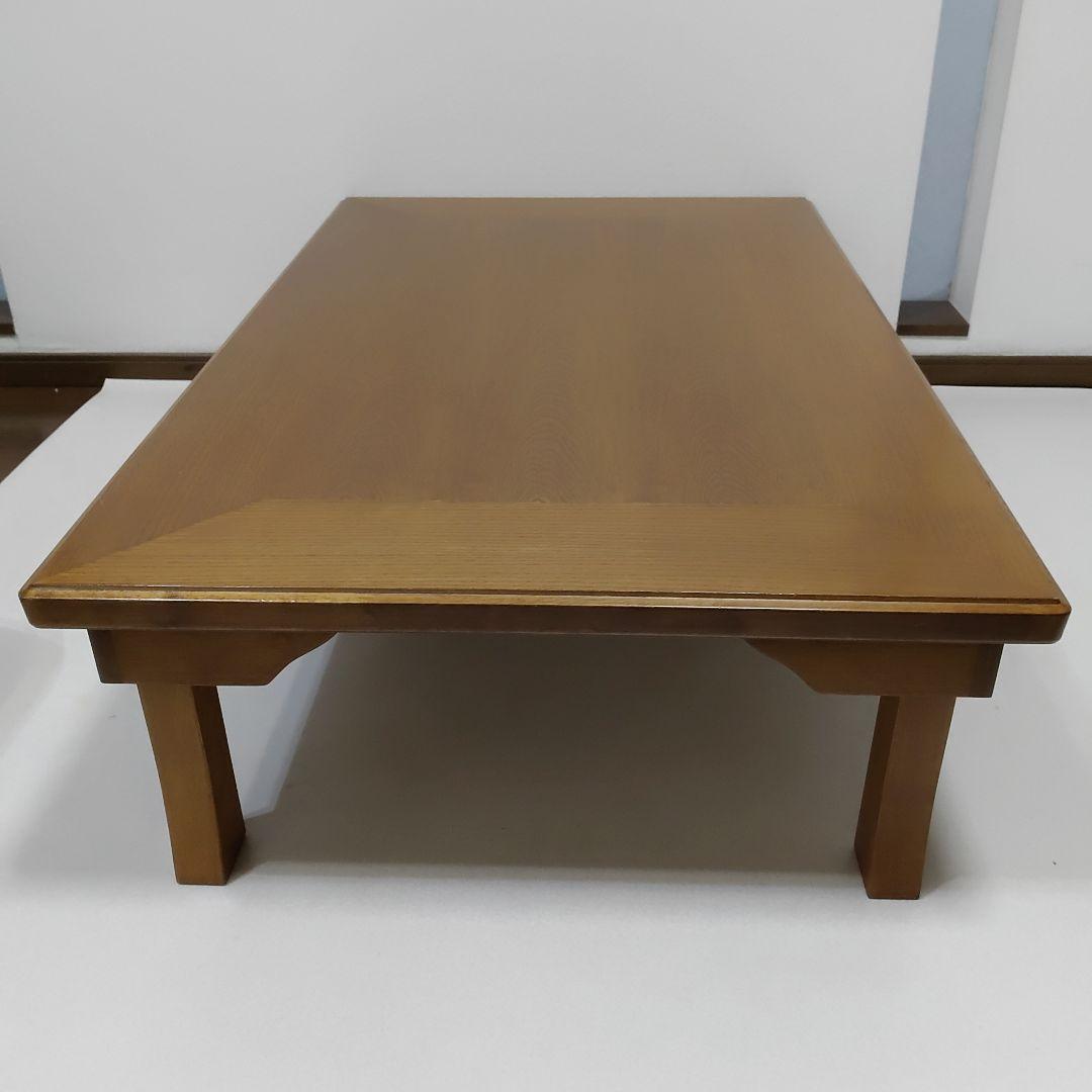 座卓　ちゃぶ台　折り畳み　天板 1200×750mm　大きいサイズ　折りたたみ