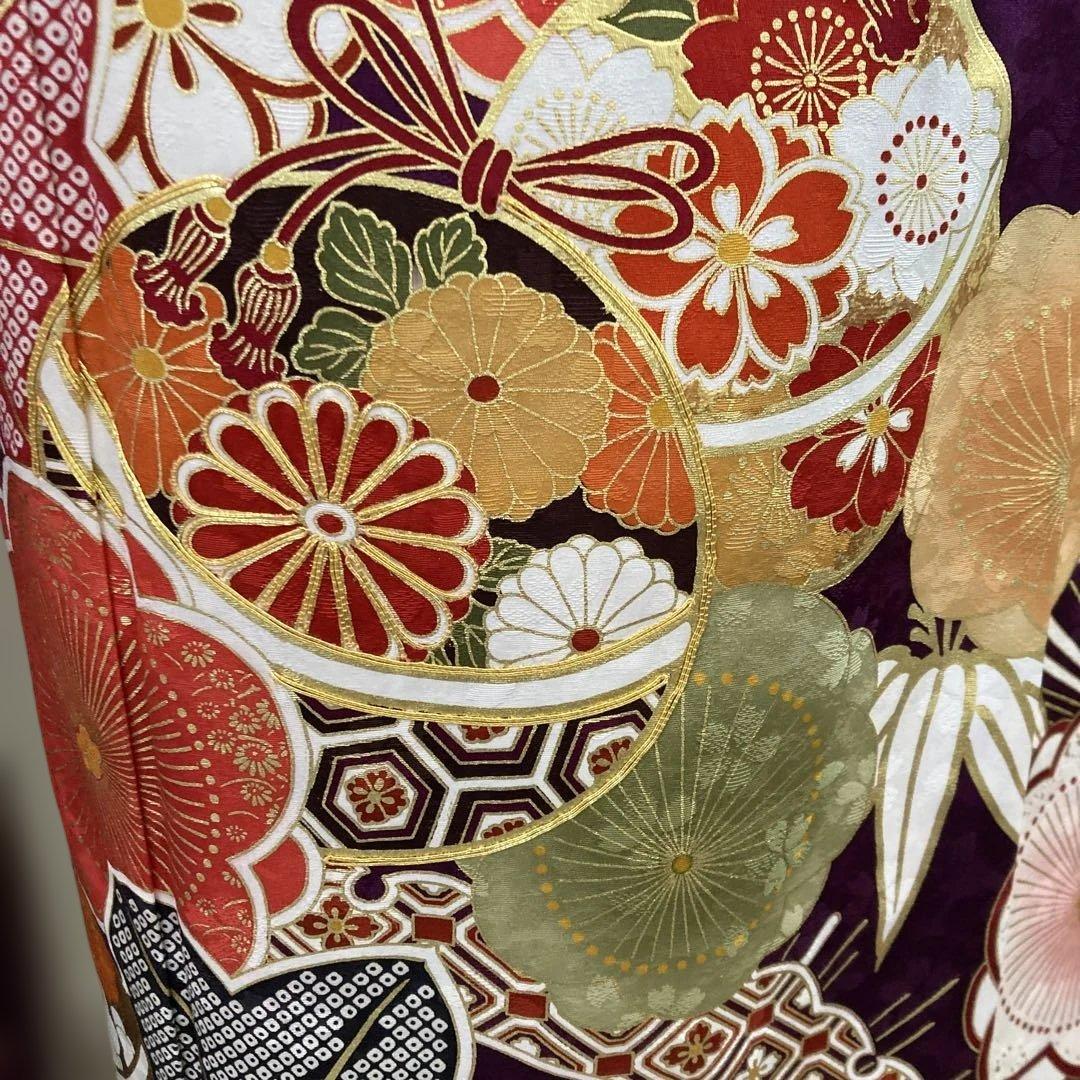 未使用に近い　振袖フルセットお探しの方に　王道古典柄　刺繍有り　成人式典に