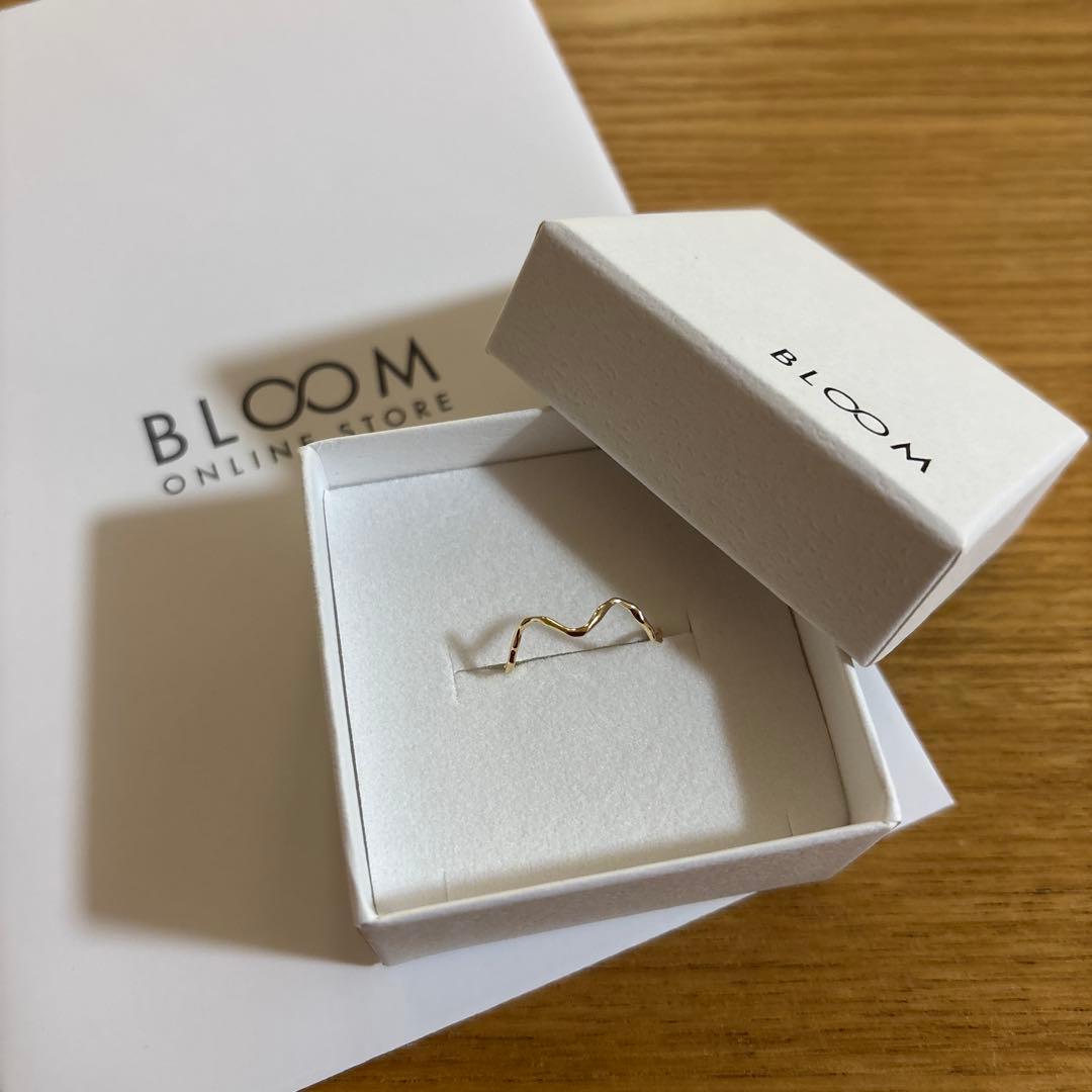 【BLOOM】K10 イエローゴールド ウェーブリング 指輪Web限定 ブルーム