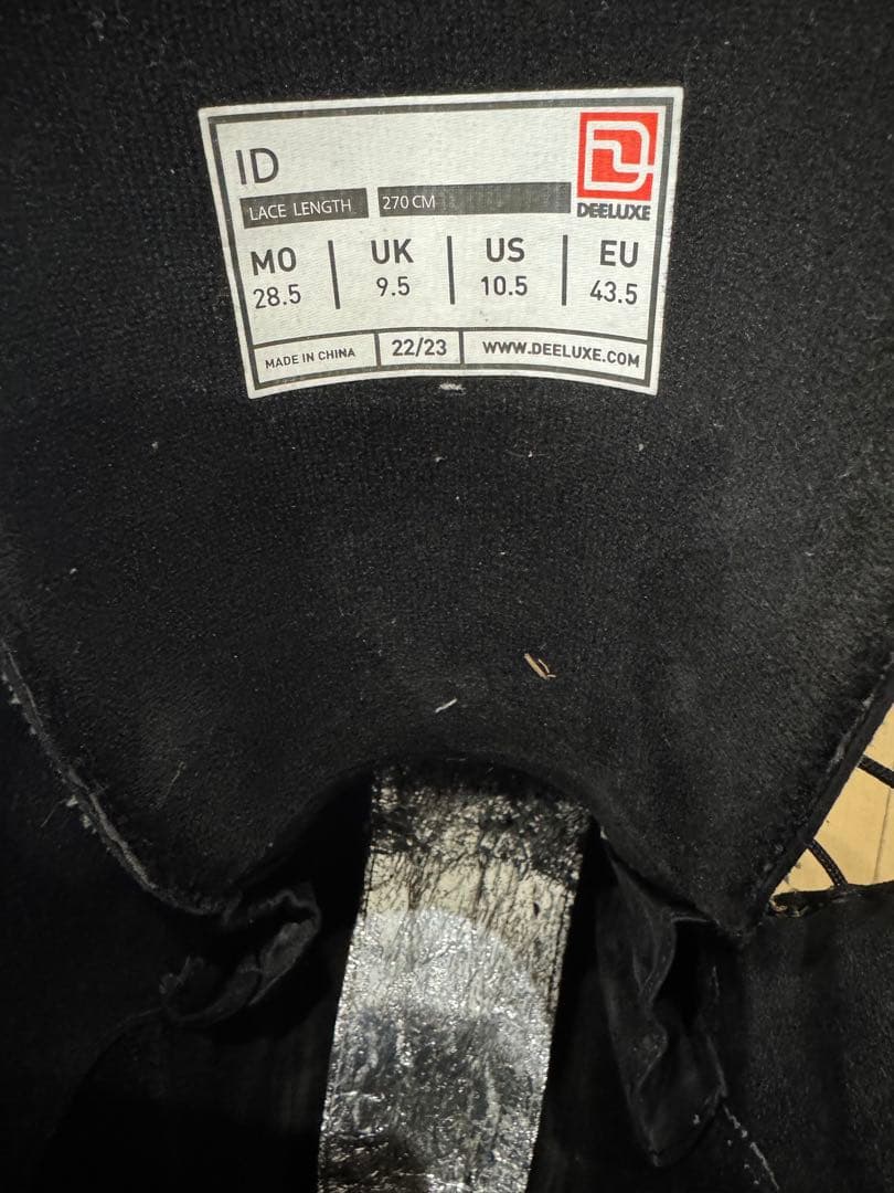 スノーボード DEELUXE ID 28.5