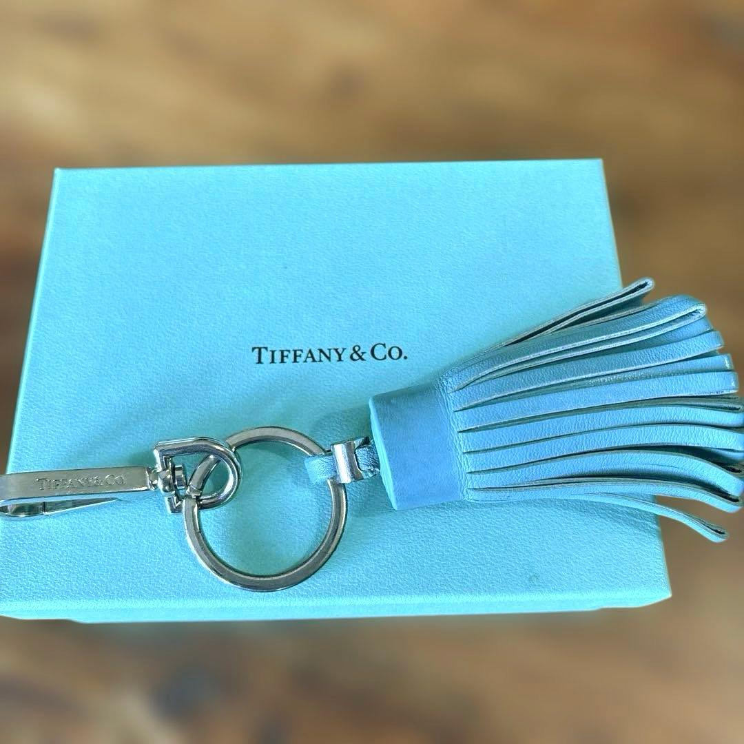 美品 TIFFANY&Co.ティファニーキーホルダーチャーム