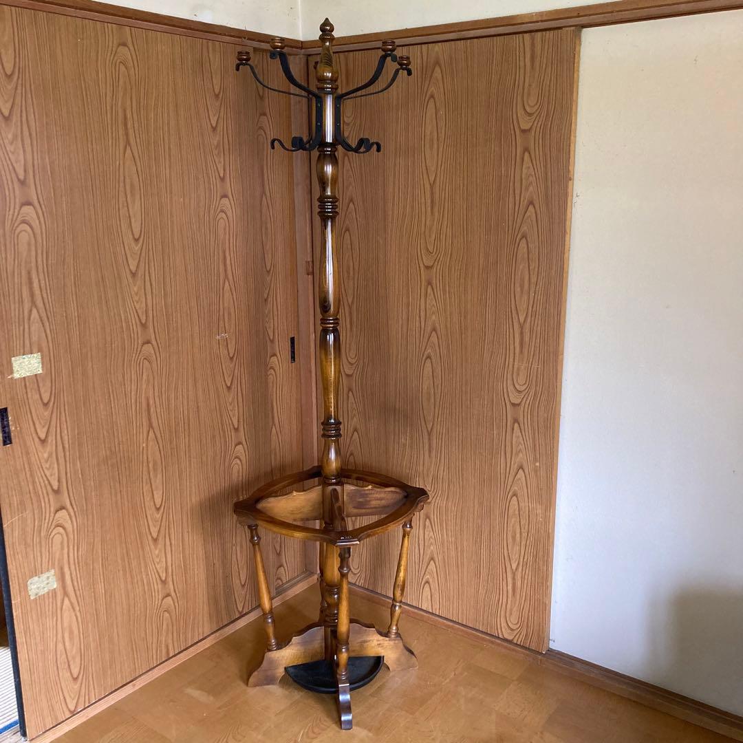 カリモク　美品　ポールハンガー