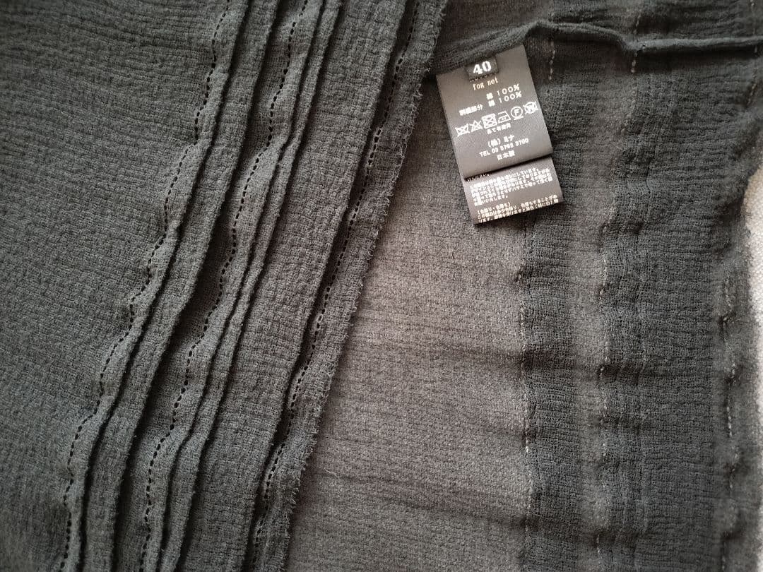 ミナペルホネン　fog net 　ブラウス