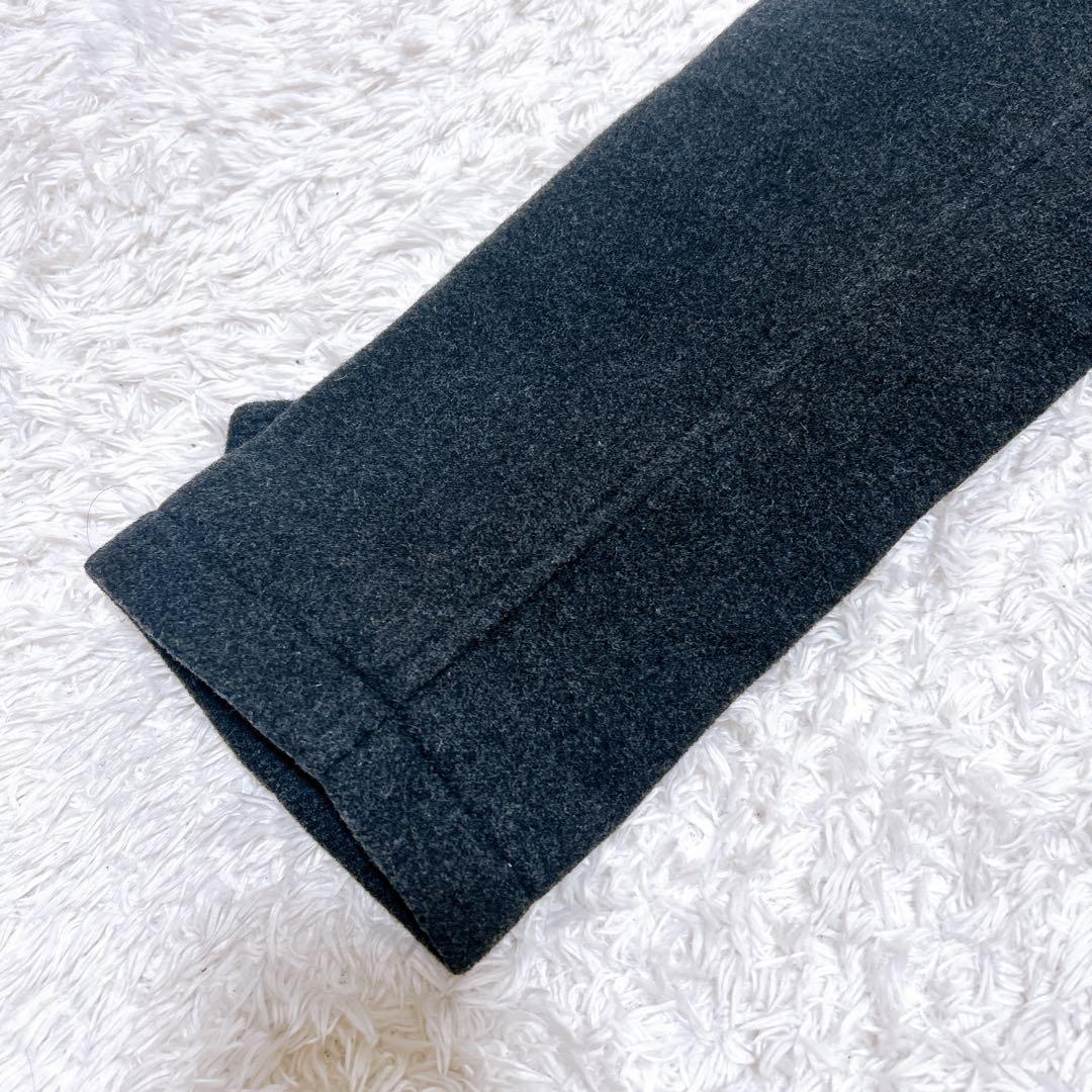 イーストボーイ ダッフルコート イタリア製生地 裏地チェック　スクールコート