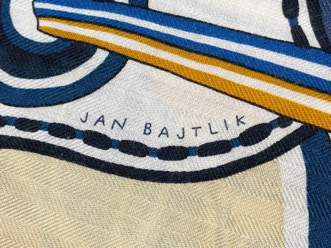 【希少！早い者勝ち！】HERMES エルメス カレジェアン 空想の鞍 ブルー系