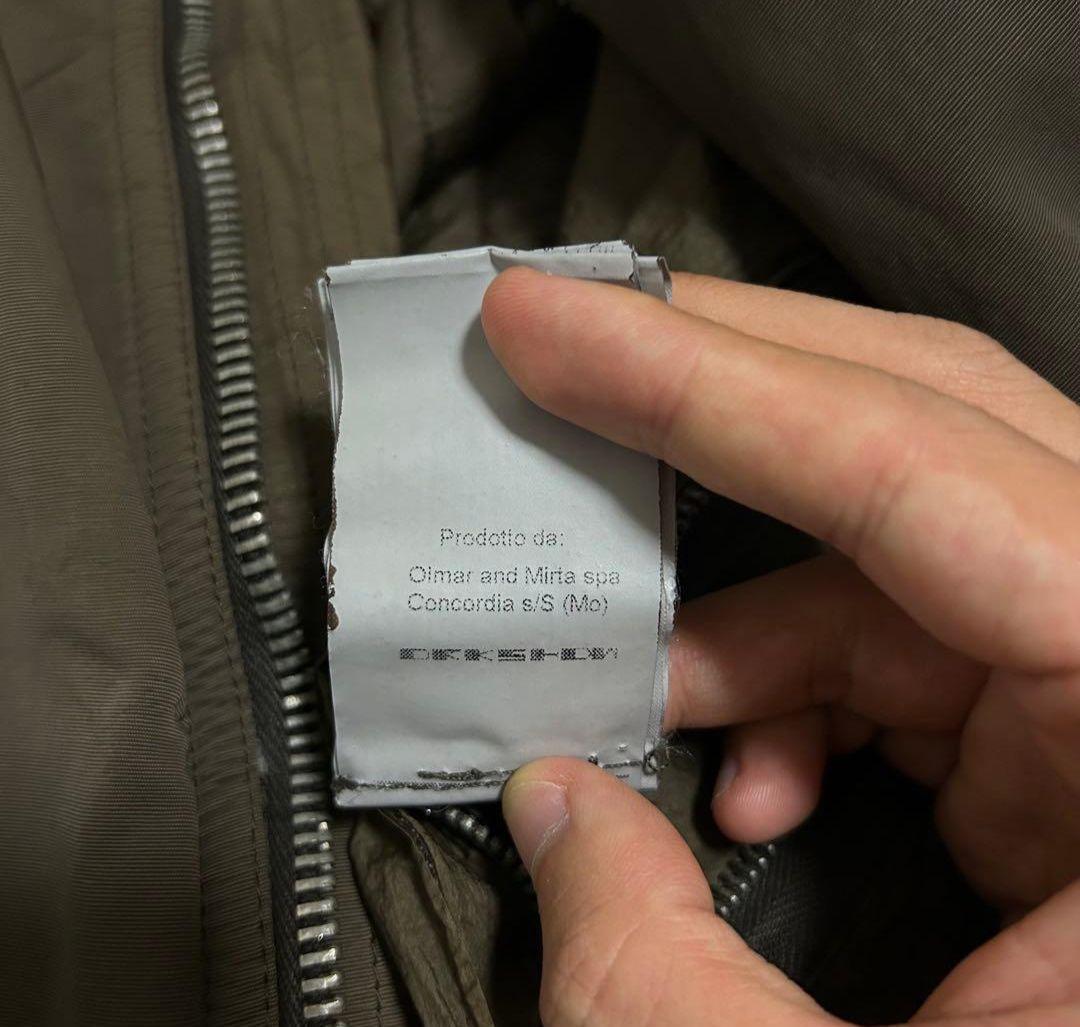 ジャケット・アウター Rick Owens DRKSHDW Long Bomber Jacket