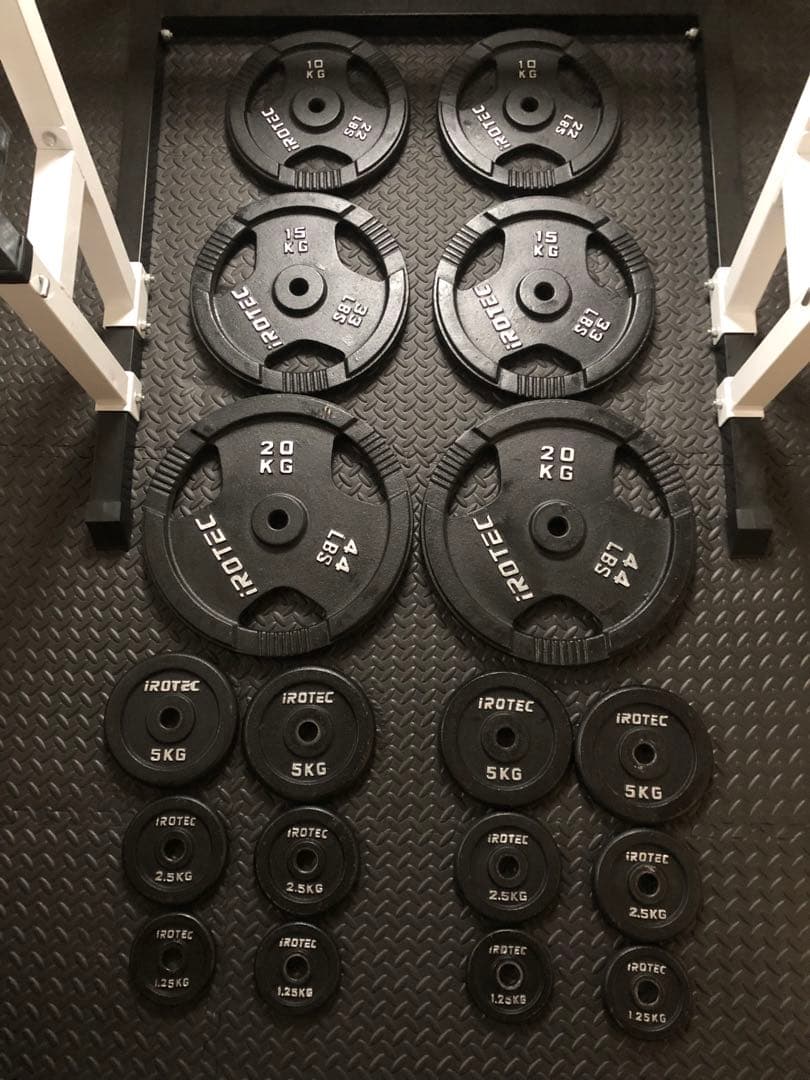 兵庫県　引取限定　iROTEC スクワットハーフラック　セット　　パワーラック
