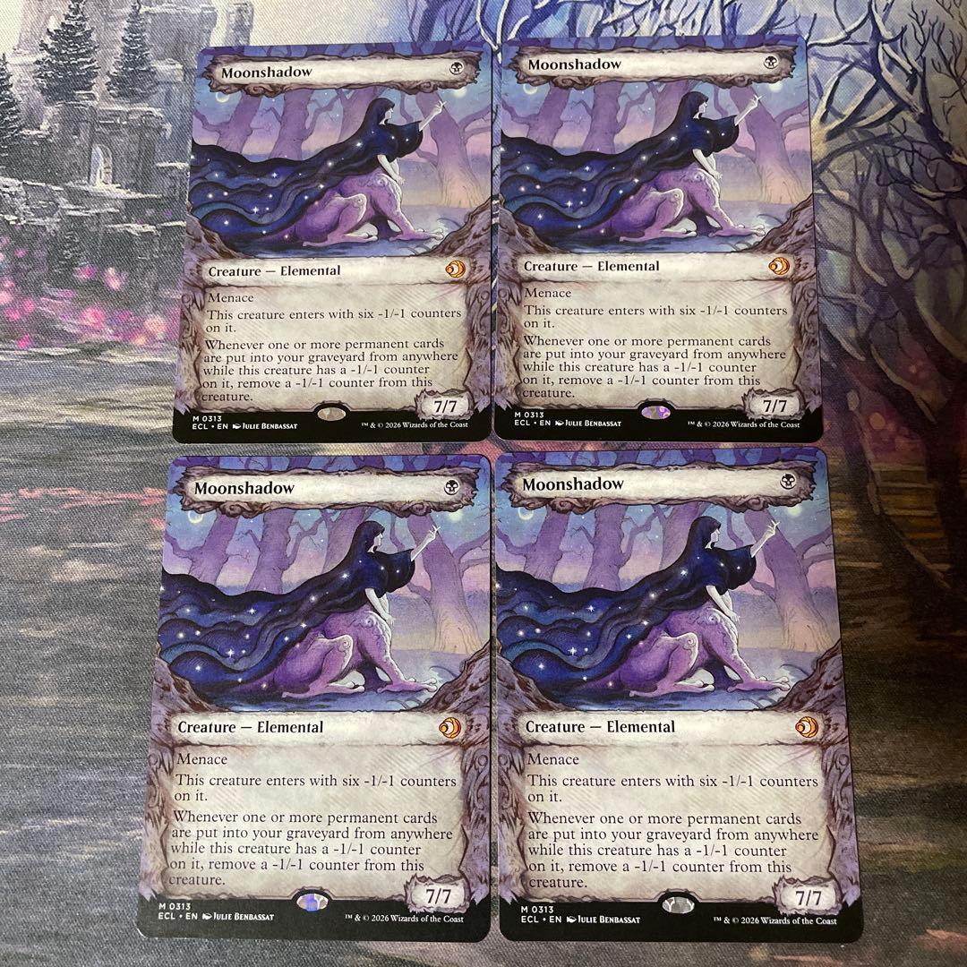 バラ売り可！月影 ショーケース 4枚セット