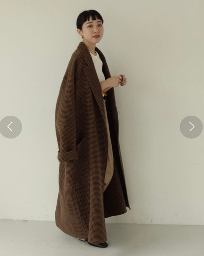 ✺TODAYFUL(トゥデイフル)オーバーチェックコート