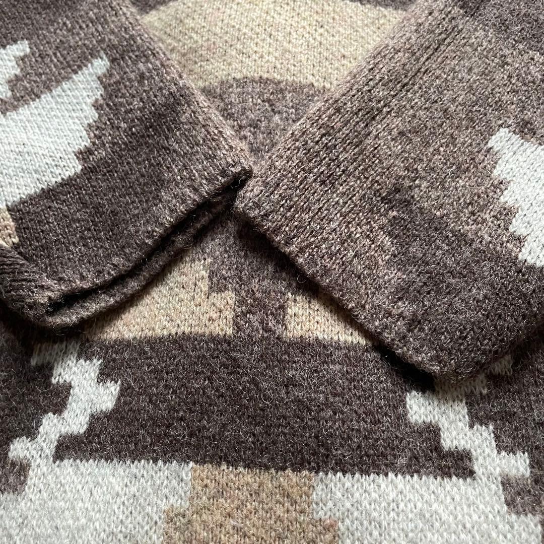 美品✨ドゥーズィエムクラス　カナディアンニットジャカードコート