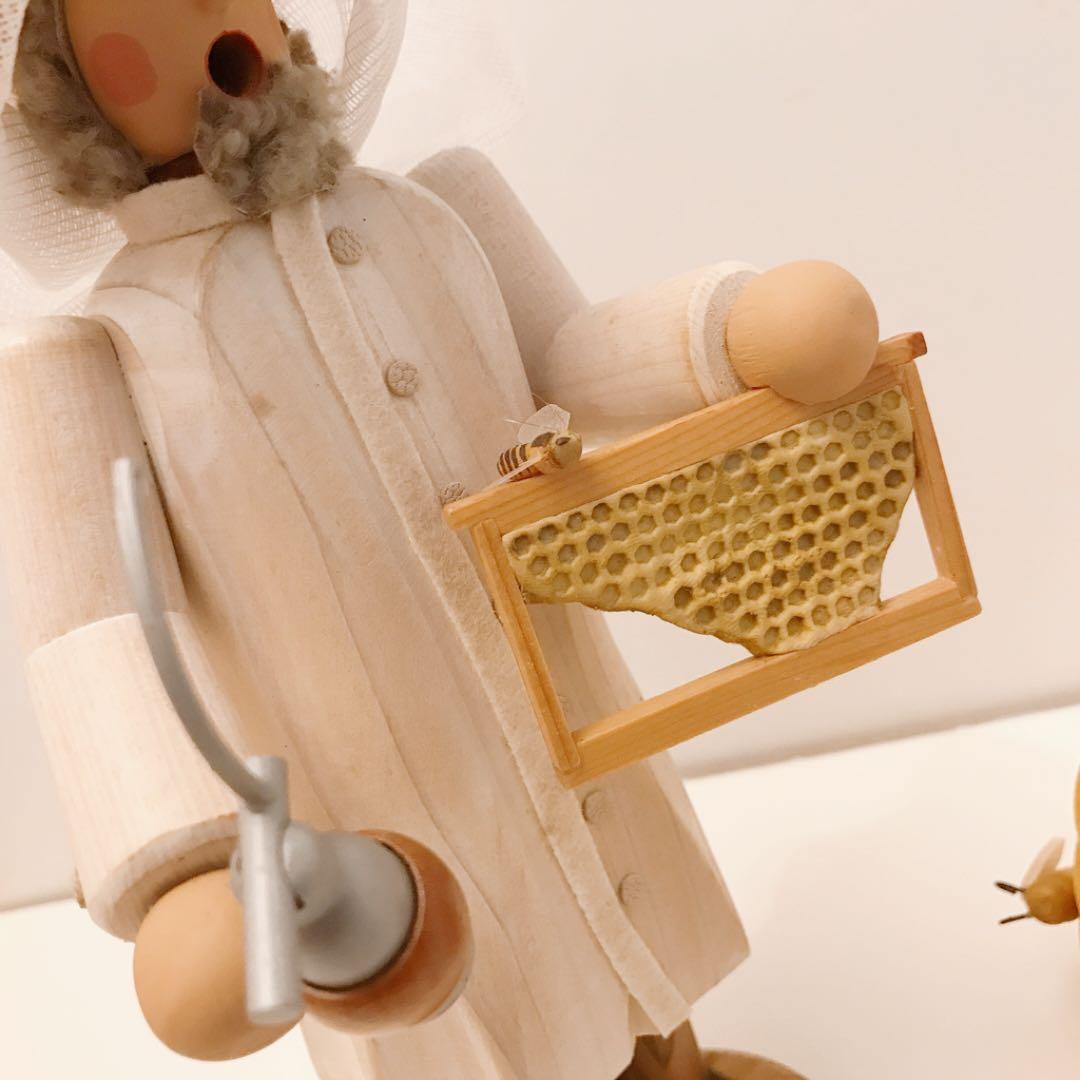 ドイツ　煙出し人形　養蜂家　けむり出し