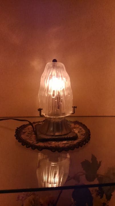 サビーノ作　デスクランプ　(アンティーク)