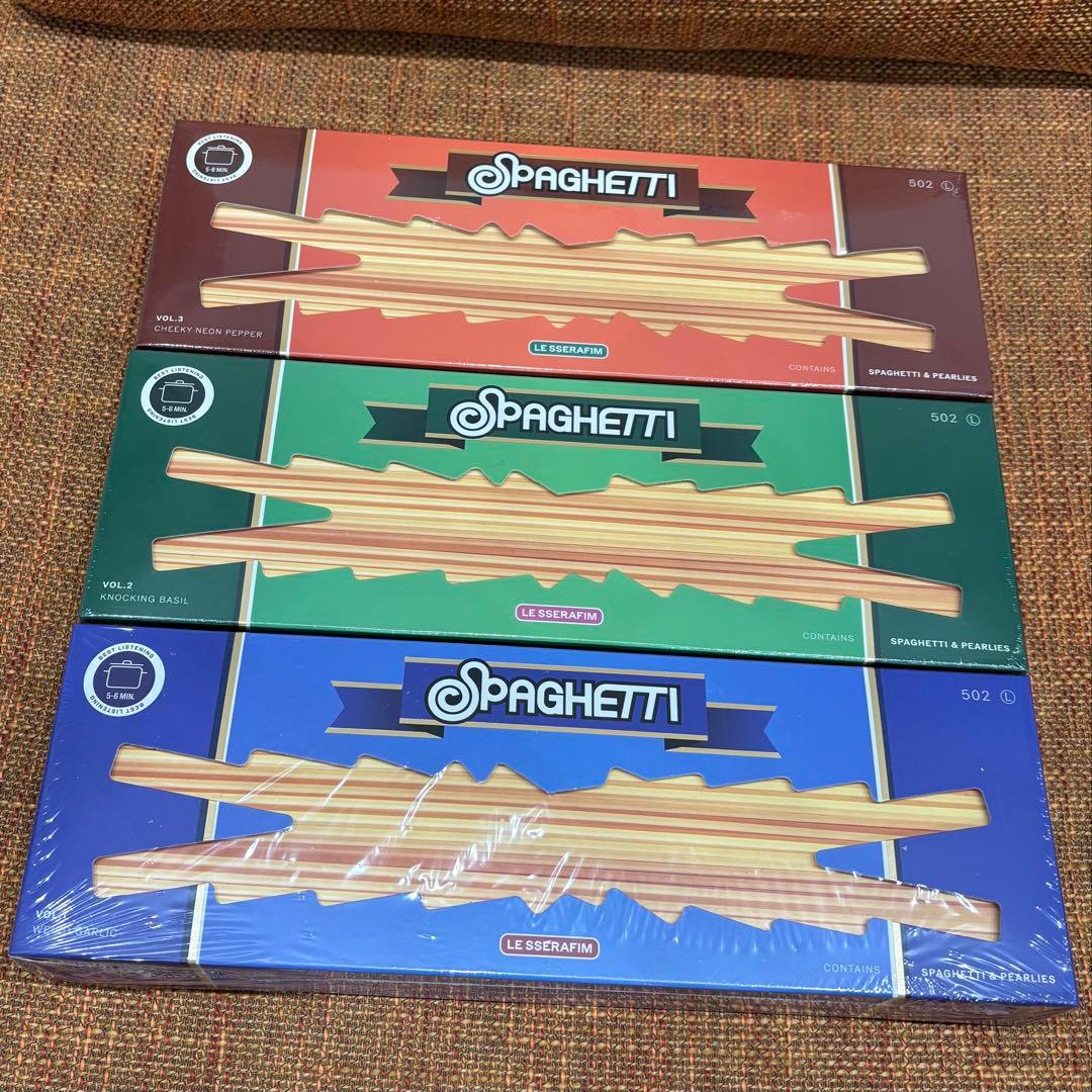 LE SSERAFIM spaghetti 新品未開封 一般盤 コンパクト盤