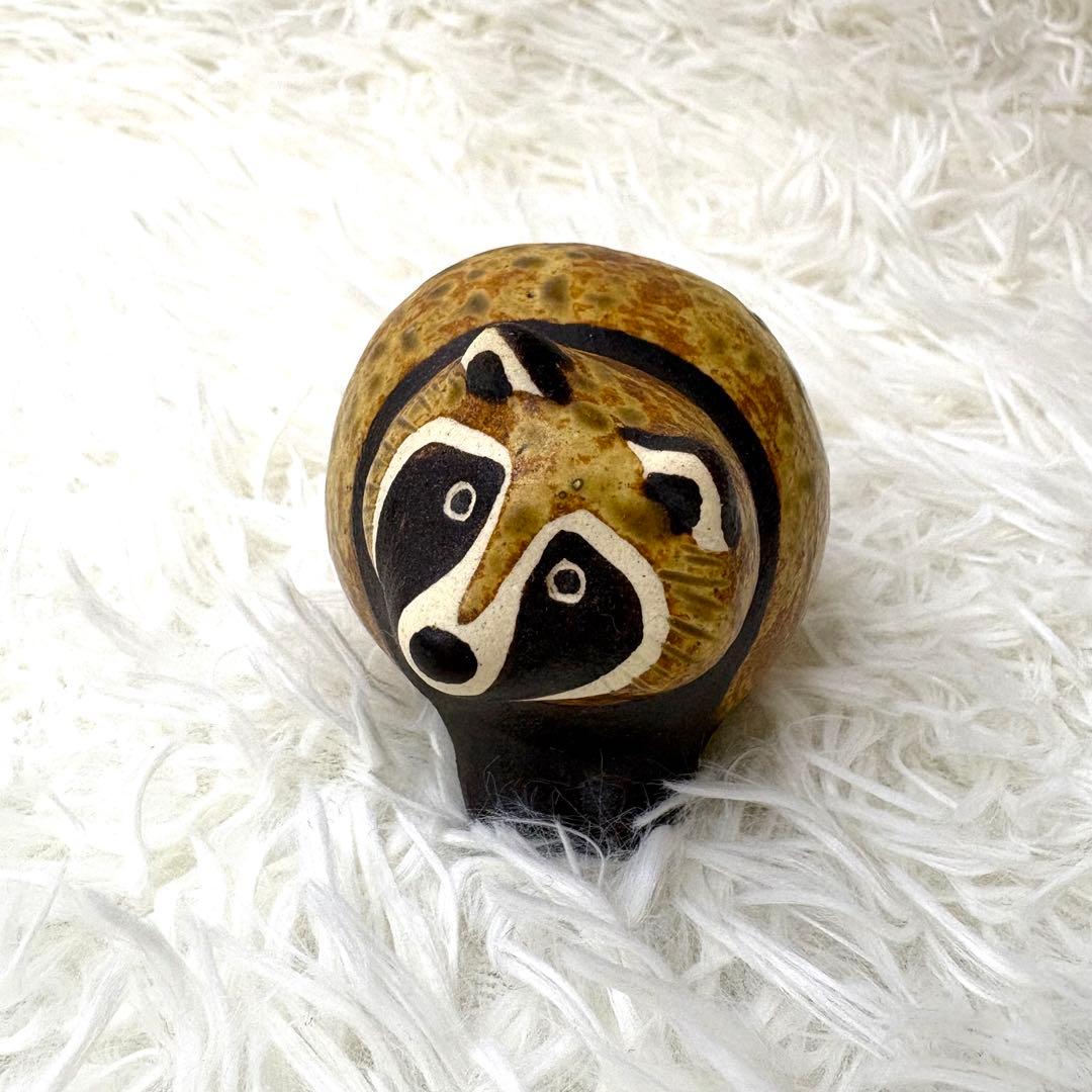 限定品✨リサラーソン 信楽焼 しんじるたぬき 置物 オブジェ 美品 インテリア