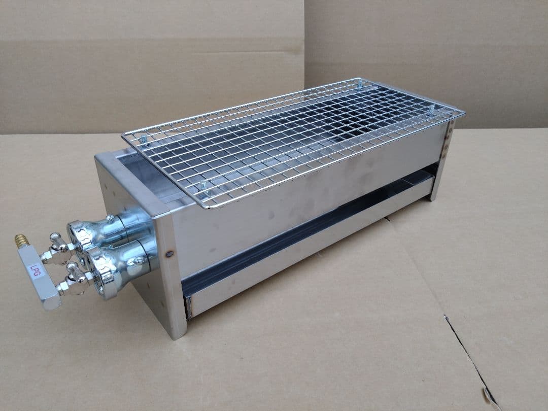 焼き網付 プロパンガス 焼鳥機 網焼き 磯料理 業務用 食べ放題 イベント 祭り