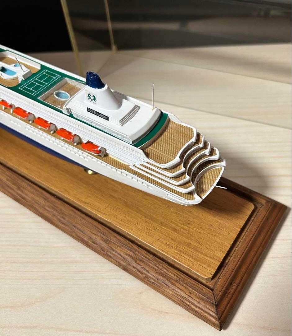 クリスタルハーモニー クルーズ 船　模型 オブジェ 置物　インテリア