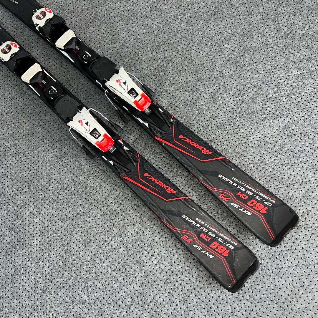 7-8回使用 160cm NORDICA NXT SP75 スキーセット