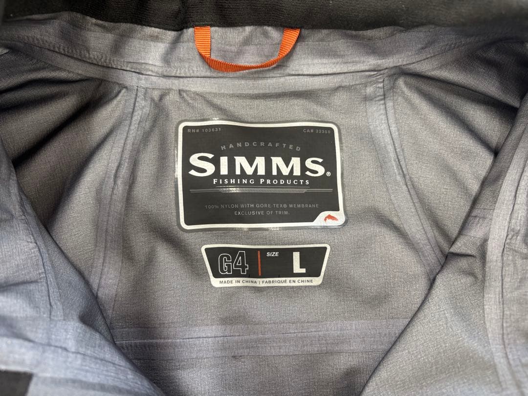 SIMMS G4 フィッシングジャケット L