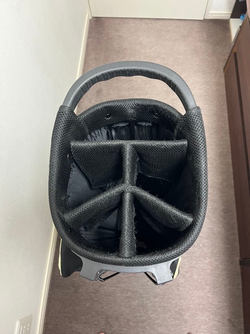 J.LINDEBERG キャディバッグ 黒/白