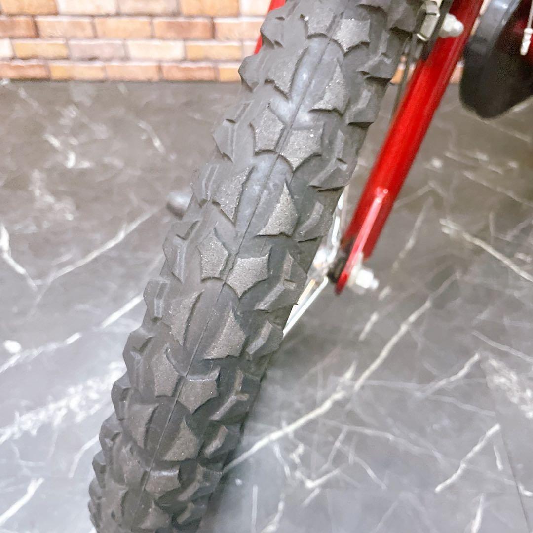 引き取り価格 【54】子供車 Jeep レッド 16インチ シングル