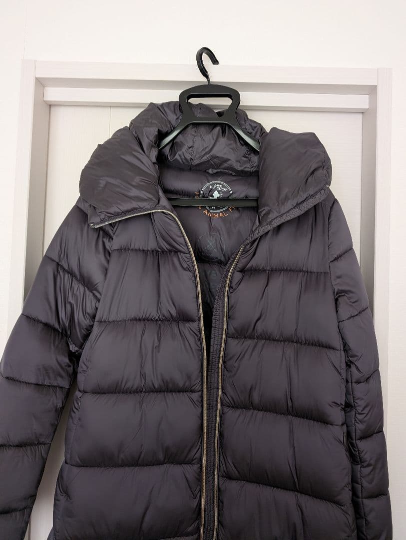 SAVE THE DUCK フード付きロングダウンジャケット