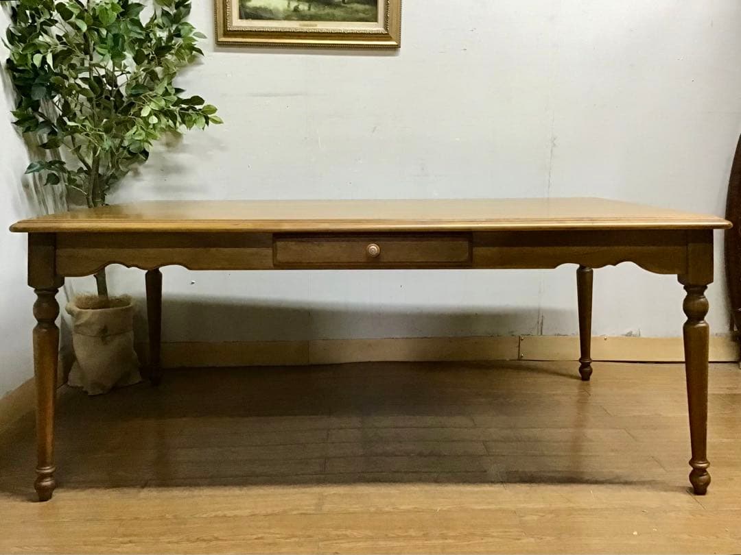 管328☆カリモク☆オールドカリモク☆ダイニングテーブル☆アームチェアー☆5点