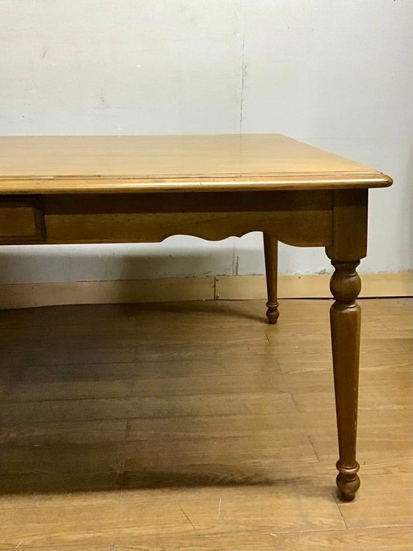 管328☆カリモク☆オールドカリモク☆ダイニングテーブル☆アームチェアー☆5点