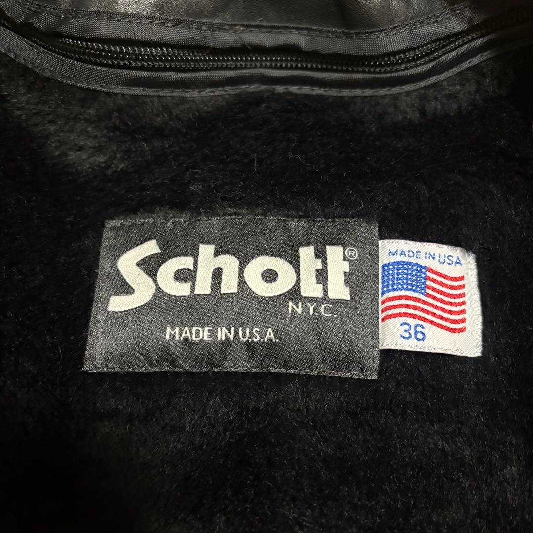 新型 SCHOTT 641 シングルライダースジャケット