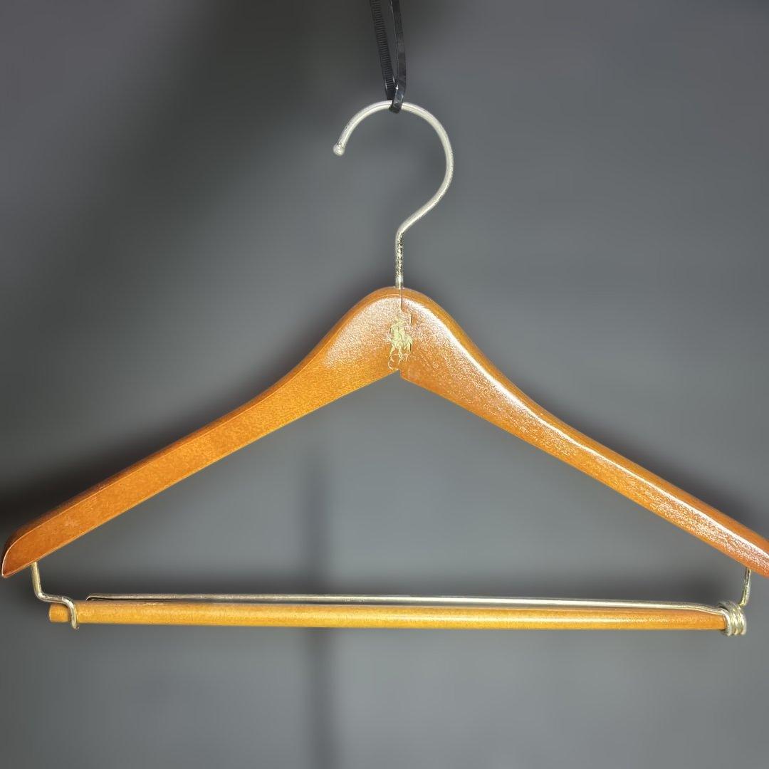 即配送！ビンテージ　ラルフローレン　ハンガー　6本　木製　polo ヴィンテージ