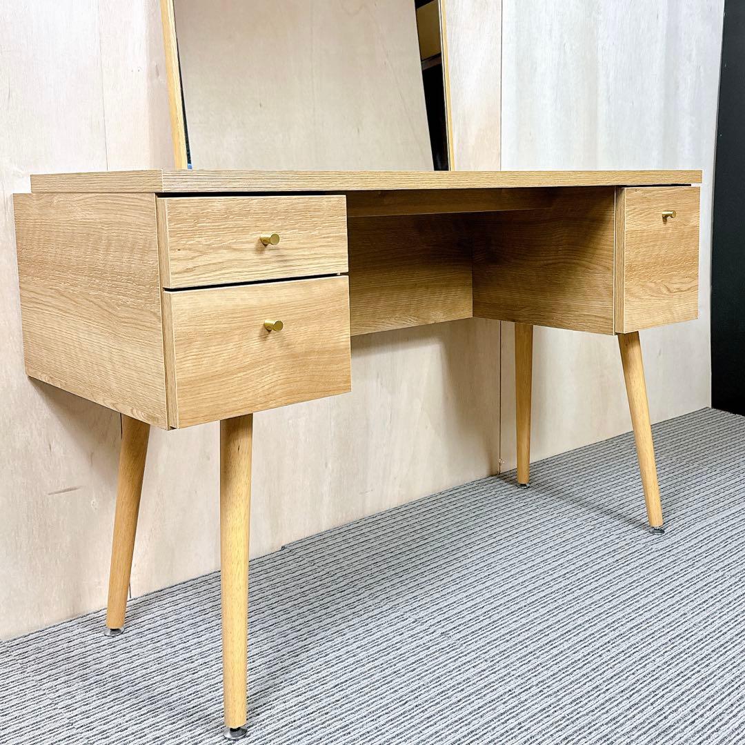 LOWYA ロウヤ ドレッサーデスク 鏡付き 引き取り値引き有り