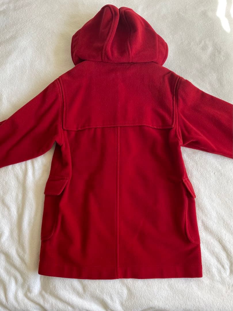 Burberry's 赤 フード付きダッフルコート　ビンテージ
