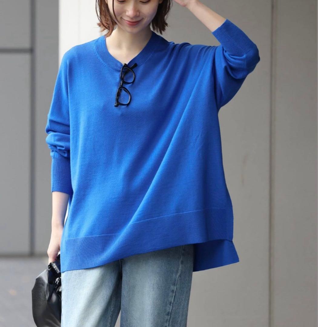 新品 ジャーナルスタンダード BiellaYarnワイドクルーネックプルオーバー