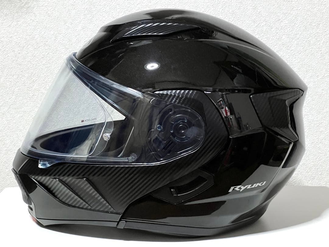 OGK KABUTO RYUKI ブラックメタリック Mサイズ