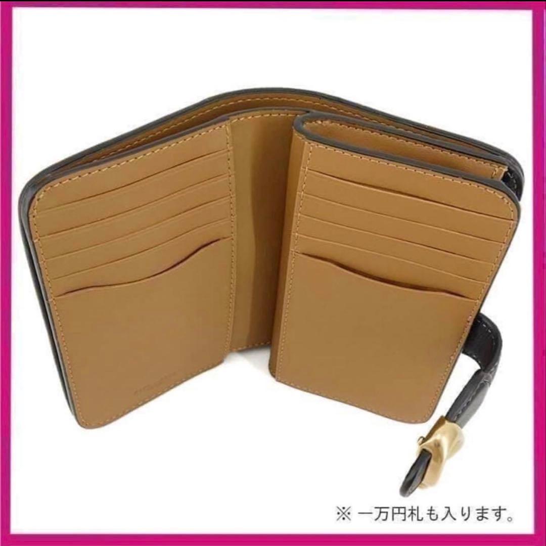 COACHコーチ 高級スムースレザータビーミディアム二つ折り財布