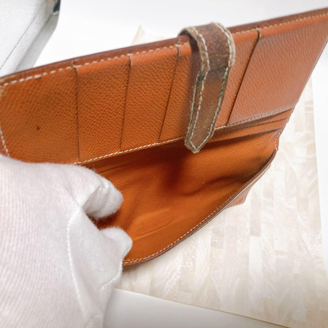HERMES エルメス　べアンクラシック　折り財布　ブラウン　正規品　送料無料
