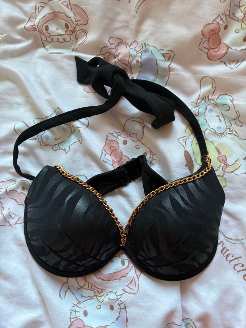 ゼブラ柄 ブラックベアトップd.i.a