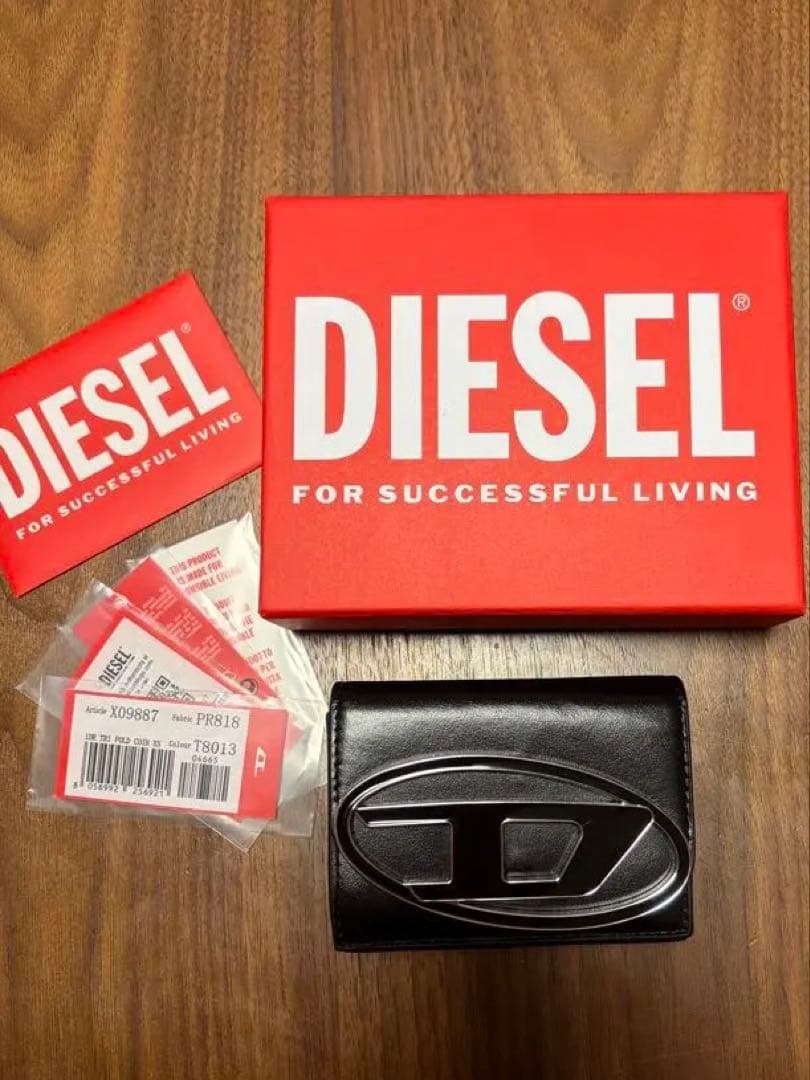 ディーゼル ウォレット レディース メンズ DIESEL 三つ折り ミニ財布