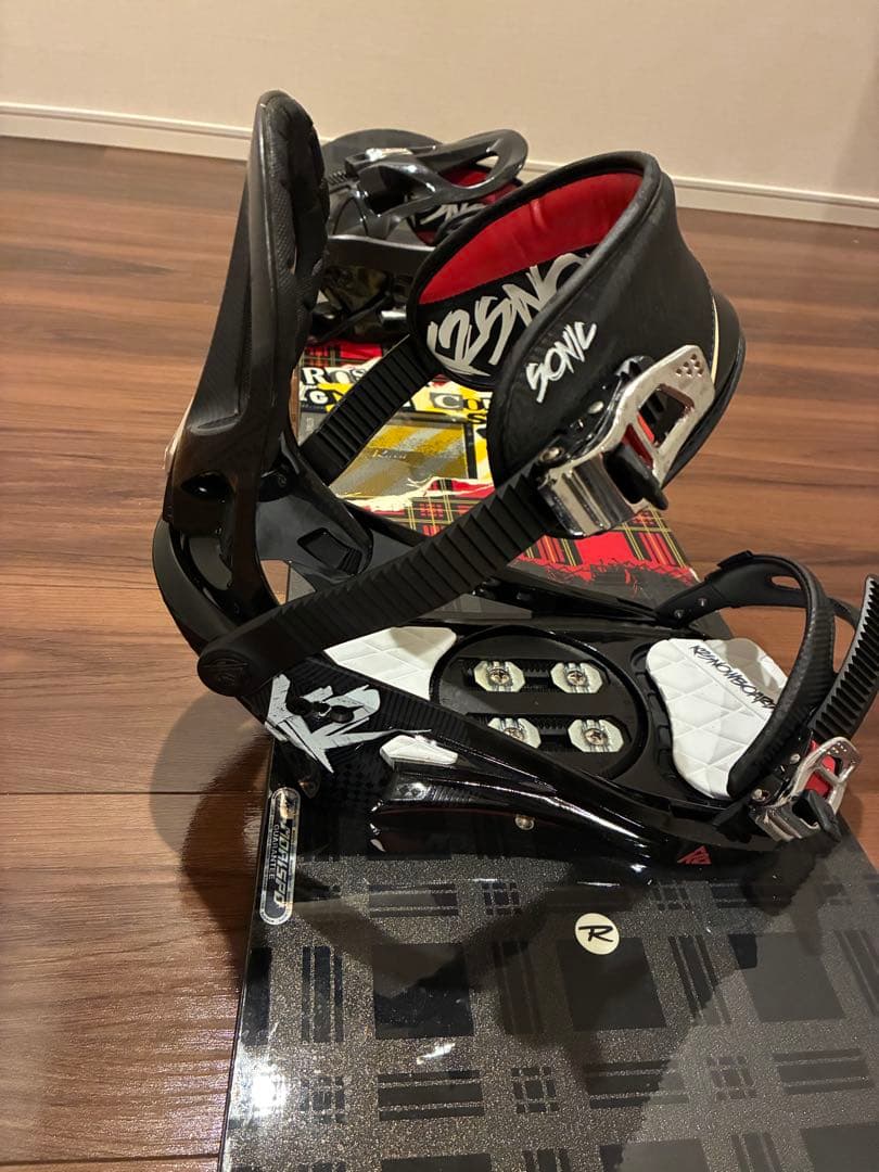 スノーボード　ROSSINOL ビンディング、スノボブーツ等４点セット