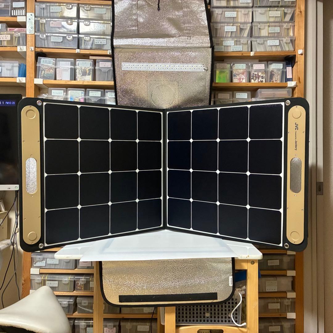 美品 JVC ソーラーパネル BH-SP100-C ポータブル電源Jackery