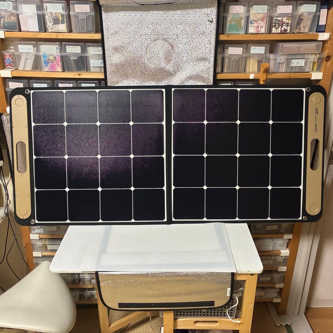 美品 JVC ソーラーパネル BH-SP100-C ポータブル電源Jackery