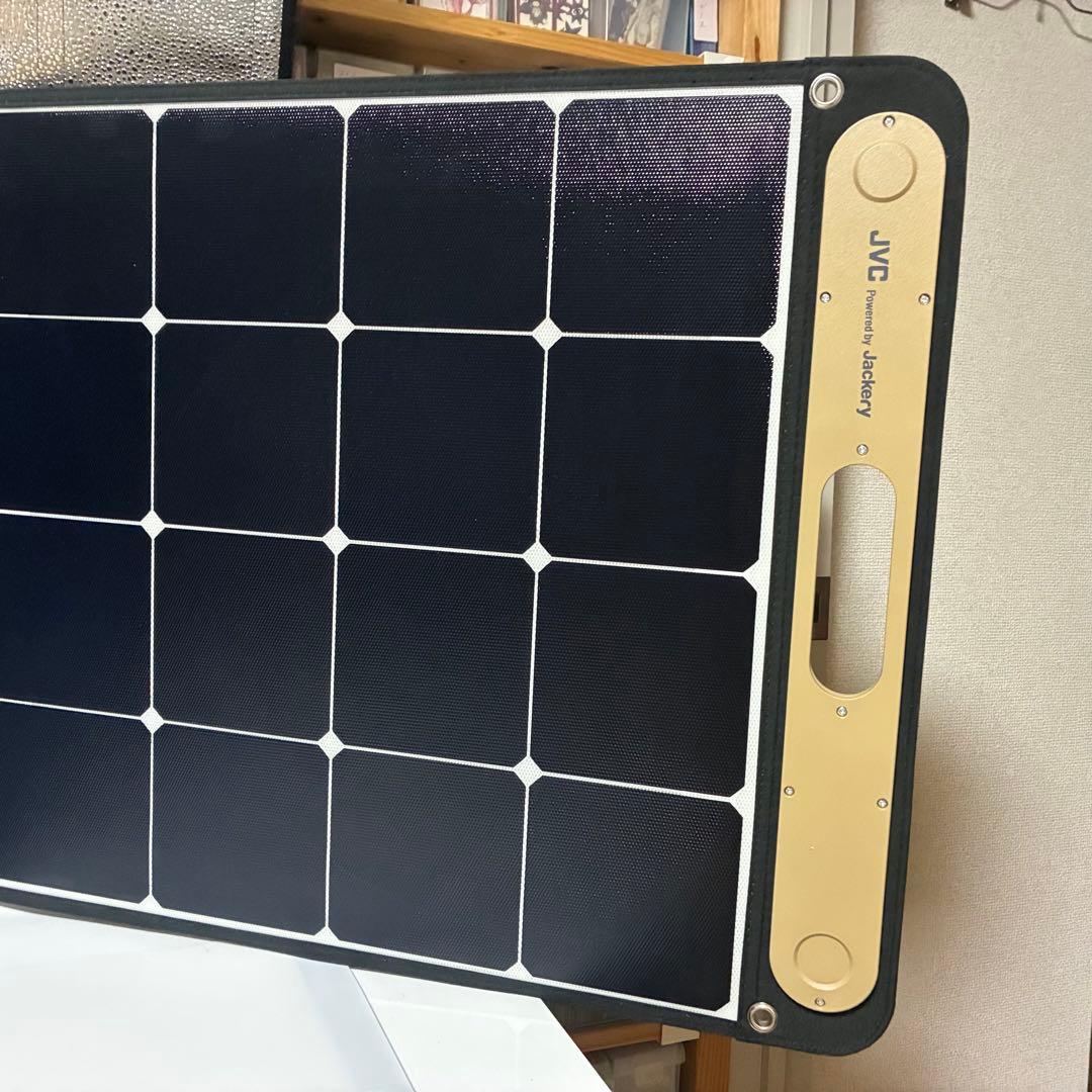 美品 JVC ソーラーパネル BH-SP100-C ポータブル電源Jackery