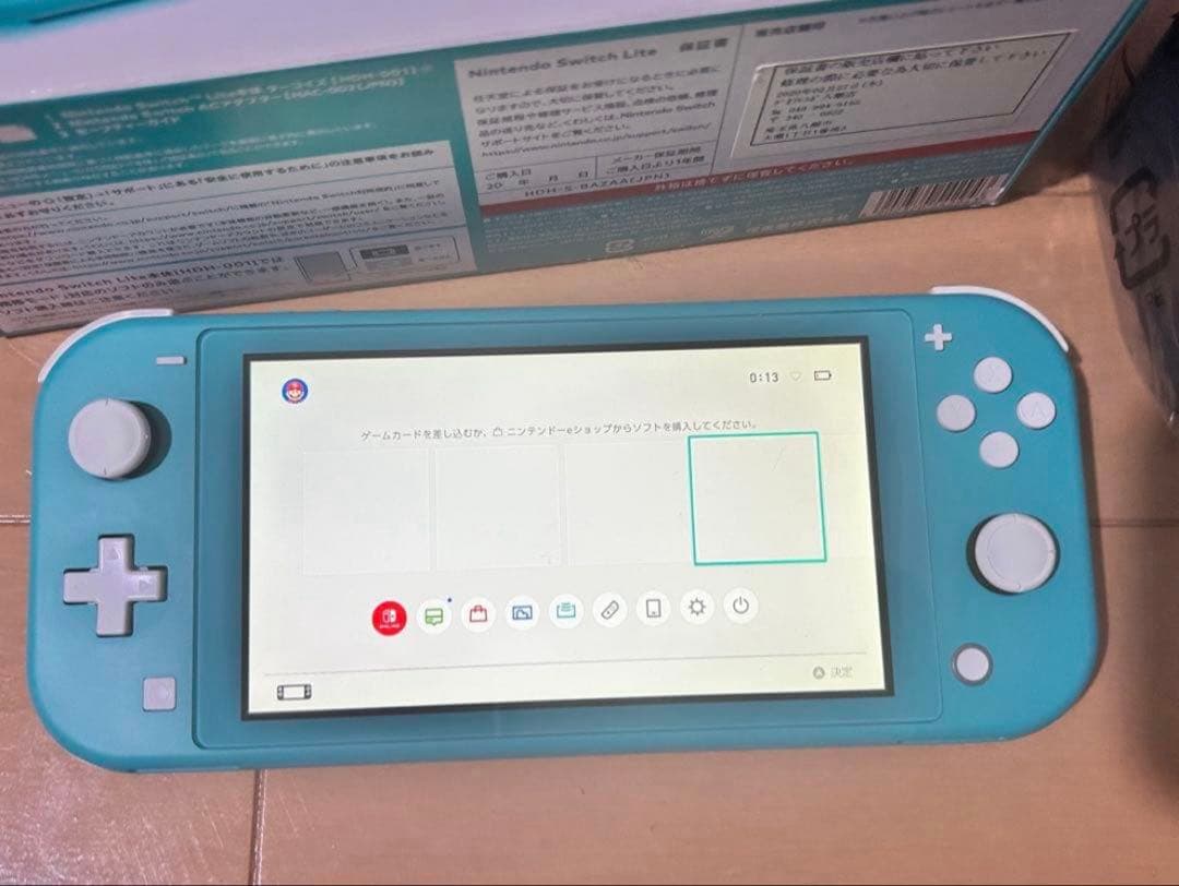 ニンテンドースイッチライトターコイズ