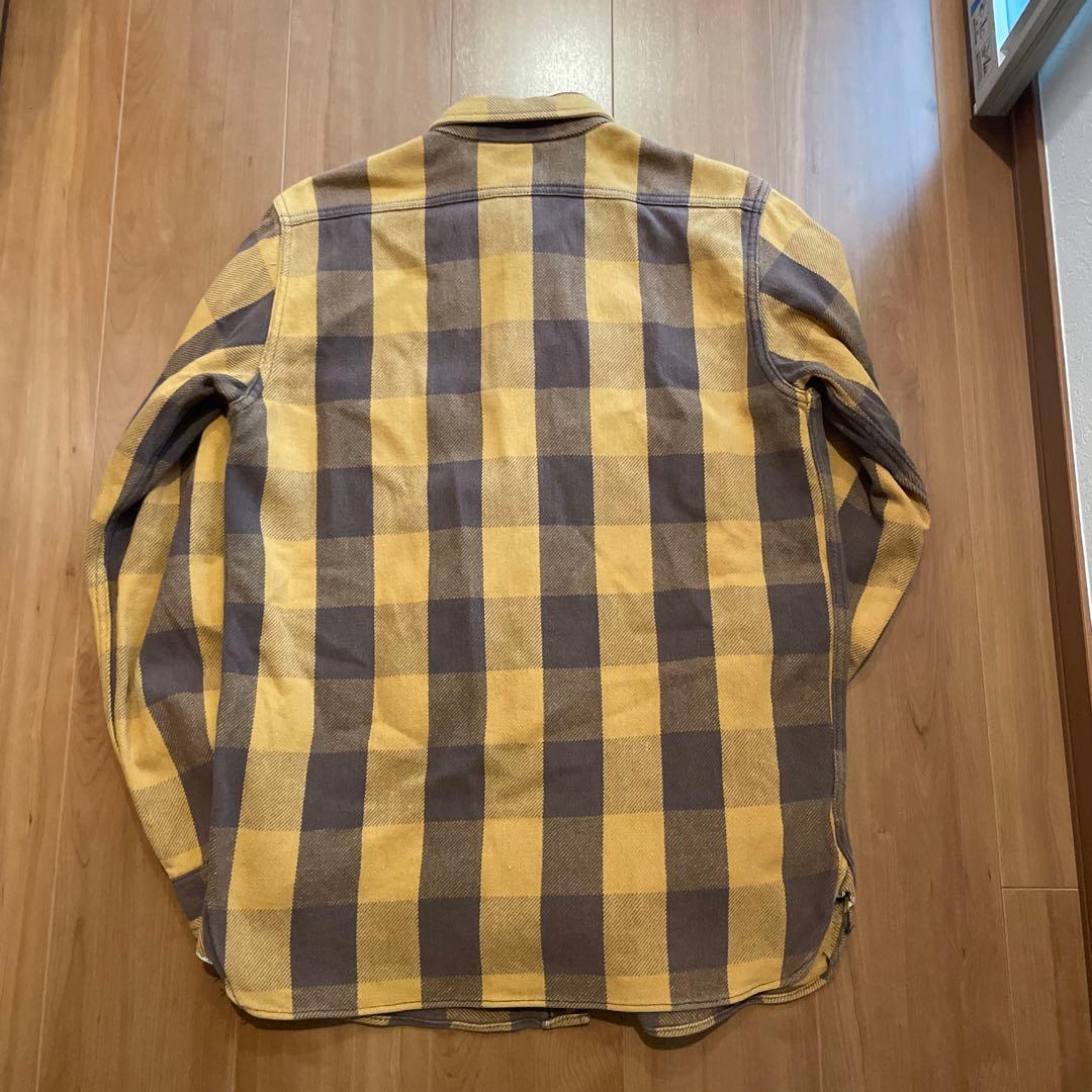 WAREHOUSE チェック柄フランネルシャツ Lサイズ